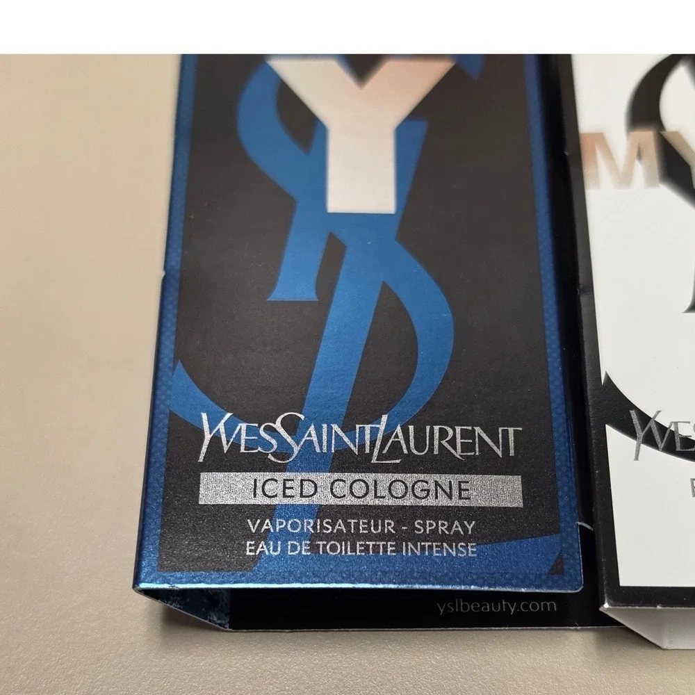 YSL Fragrance Sample Set Y Iced Cologne MYSLF Libre Berry Crush L'Absolu 4pc